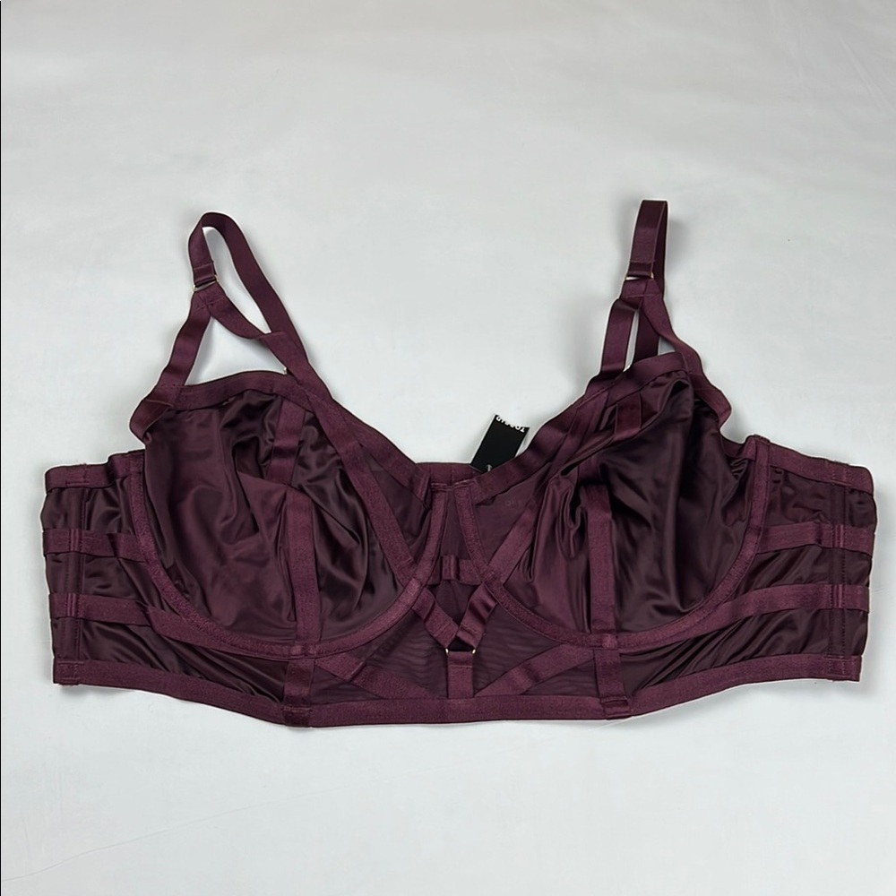 torrid Plum Strappy Underwire Bra